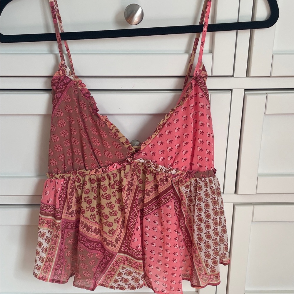 Free People Patchwork Camisole